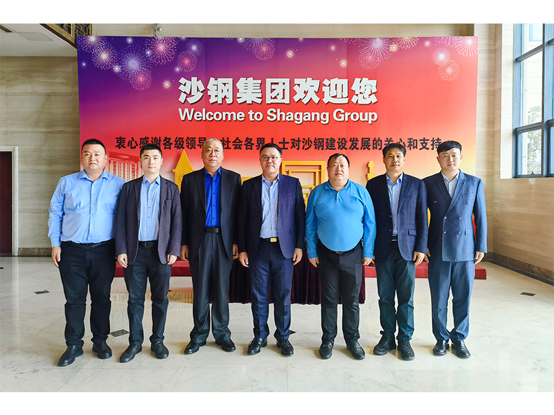 河南JDB电子党委书记崔培军到访沙钢集团等企业进前进建互换