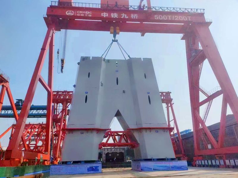 500t｜河南JDB电子助力郴州长江公铁大桥建设！